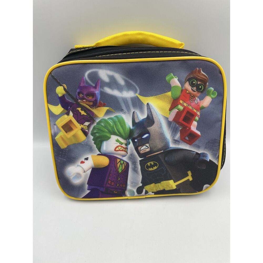 Lego The Batman Movie Lunch Bag With Detachable Cape Joker Robin Bat Girl